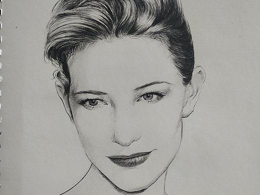 针管笔人物素描合集