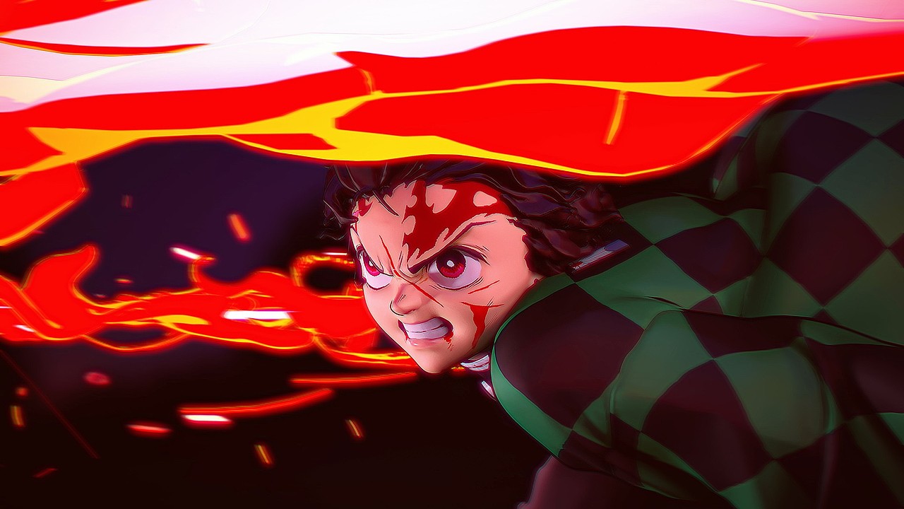 3D制作鬼灭之刃炭治郎（图ZMjIyNzM4MjY4） - 动画/影视 - 站酷设计师xiao_D原创素材 - 站酷ZCOOL