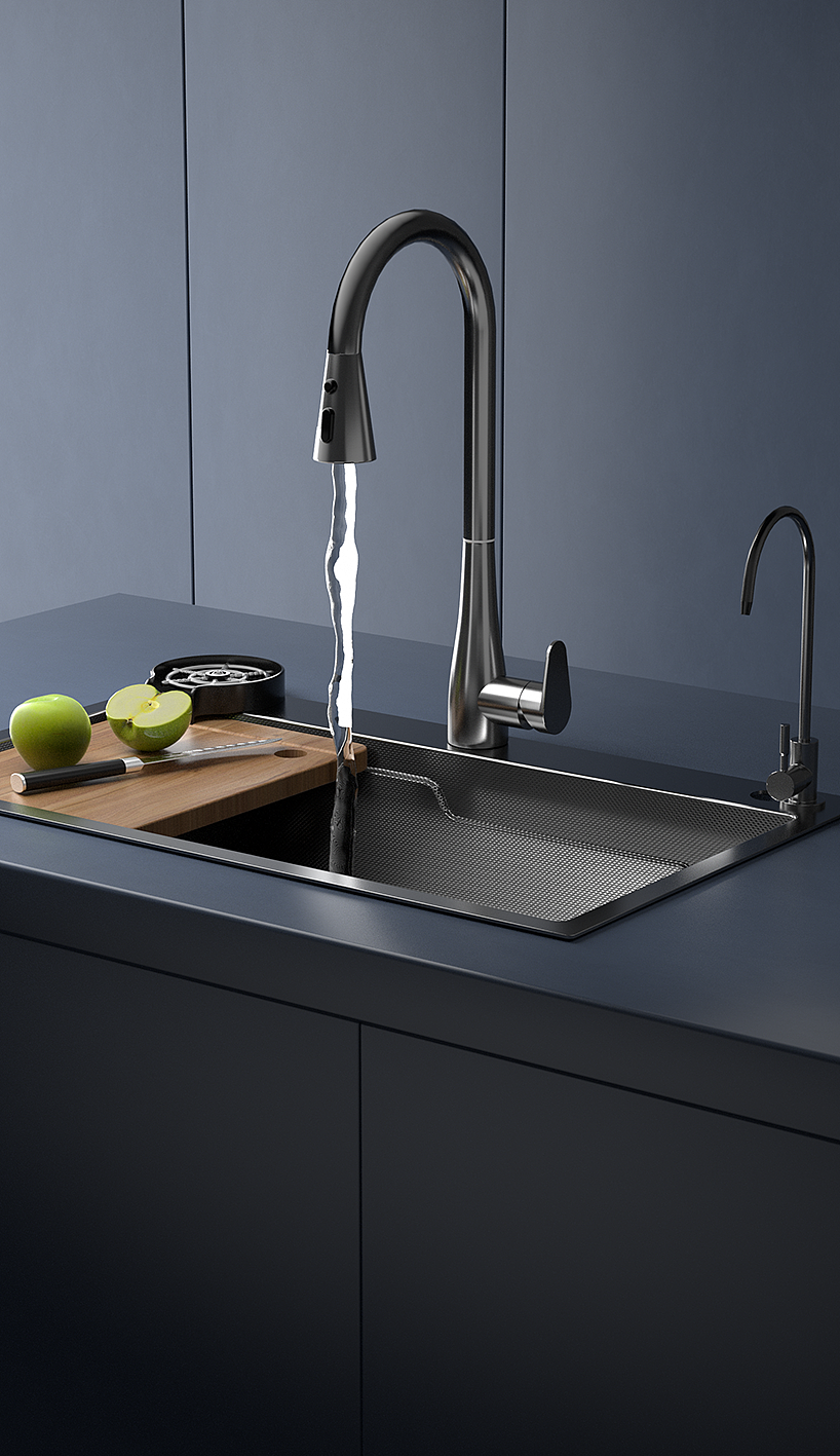 帅康水槽详情页设计（含全套渲染）