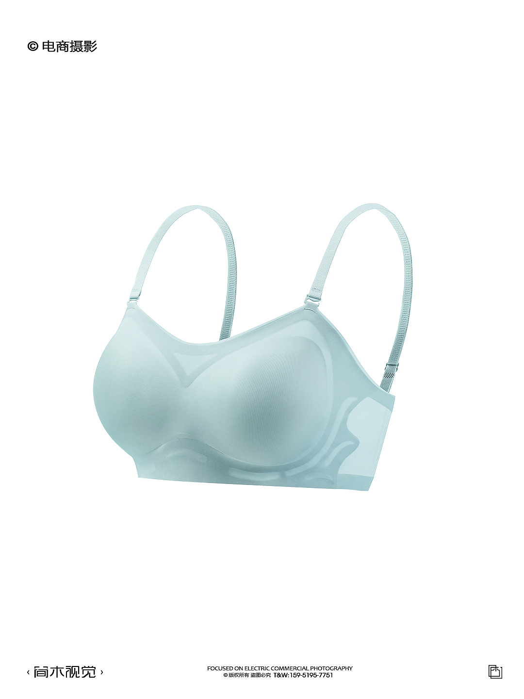 女士文胸产品创意摄影丨 简木视觉 内衣果冻条静物拍摄