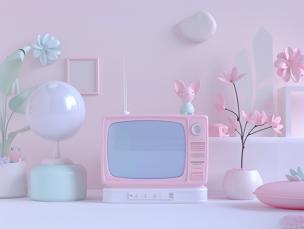 可爱的电视机（图ZMzY2MzI2NzAw） - AI作品 - 站酷设计师能力棒001原创素材 - 站酷ZCOOL