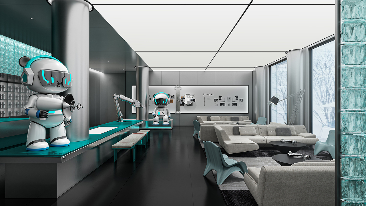 销售中心、售楼部（图ZMzE5MzMxNjIw） - 商业空间设计 - 站酷设计师广州大敏视觉表现原创素材 - 站酷ZCOOL