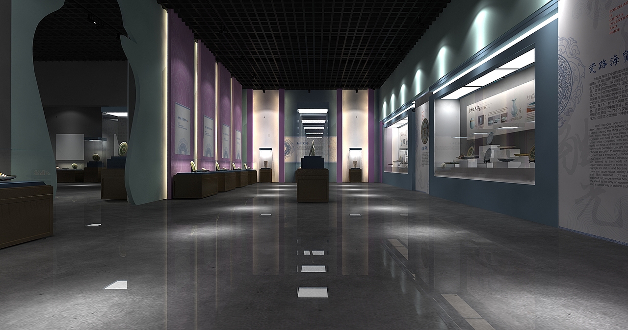 【效果图表现】办公空间+品牌展位+企事业展厅