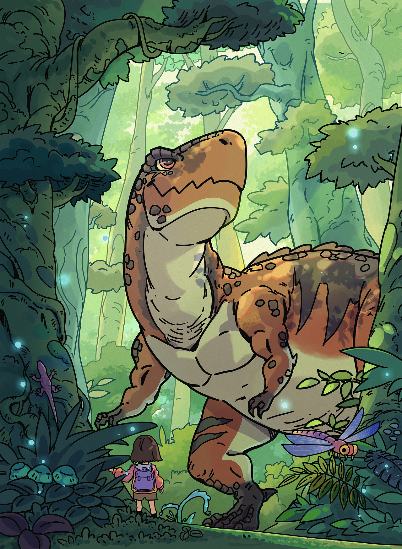 封面插画2《冒险者2》（图ZMzYwMDQ0MTA0） - 儿童插画 - 站酷设计师淘妖极原创素材 - 站酷ZCOOL