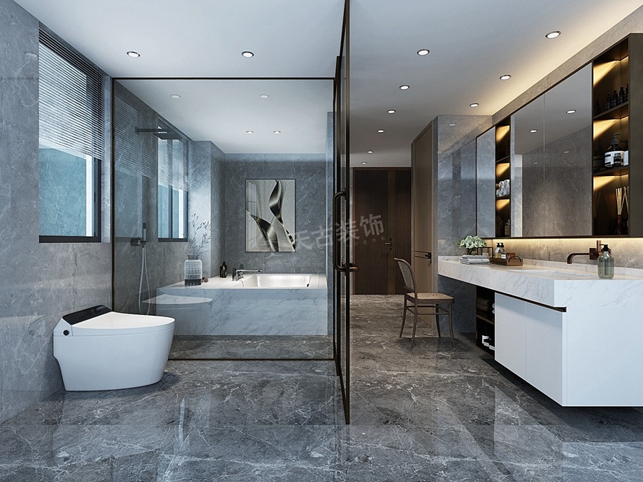 北大资源紫境府装修案例,现代简约顶跃户型设计效果图（图ZMzAyMDEyOTQw） - 家装设计 - 站酷设计师天古装饰设计师T原创素材 - 站酷ZCOOL