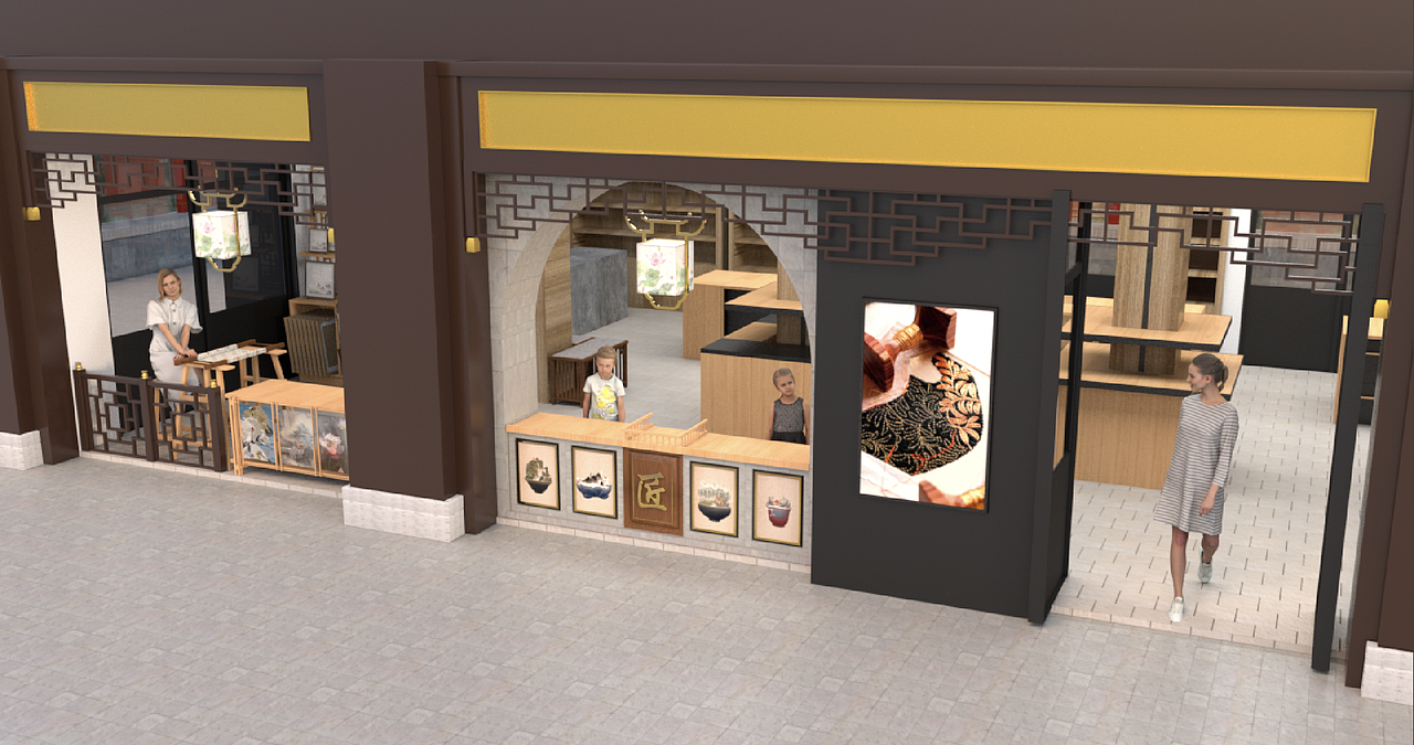 非遗商业空间设计（图ZMzM1MDYyNDE2） - 商业空间设计 - 站酷设计师返佬董叔叔原创素材 - 站酷ZCOOL