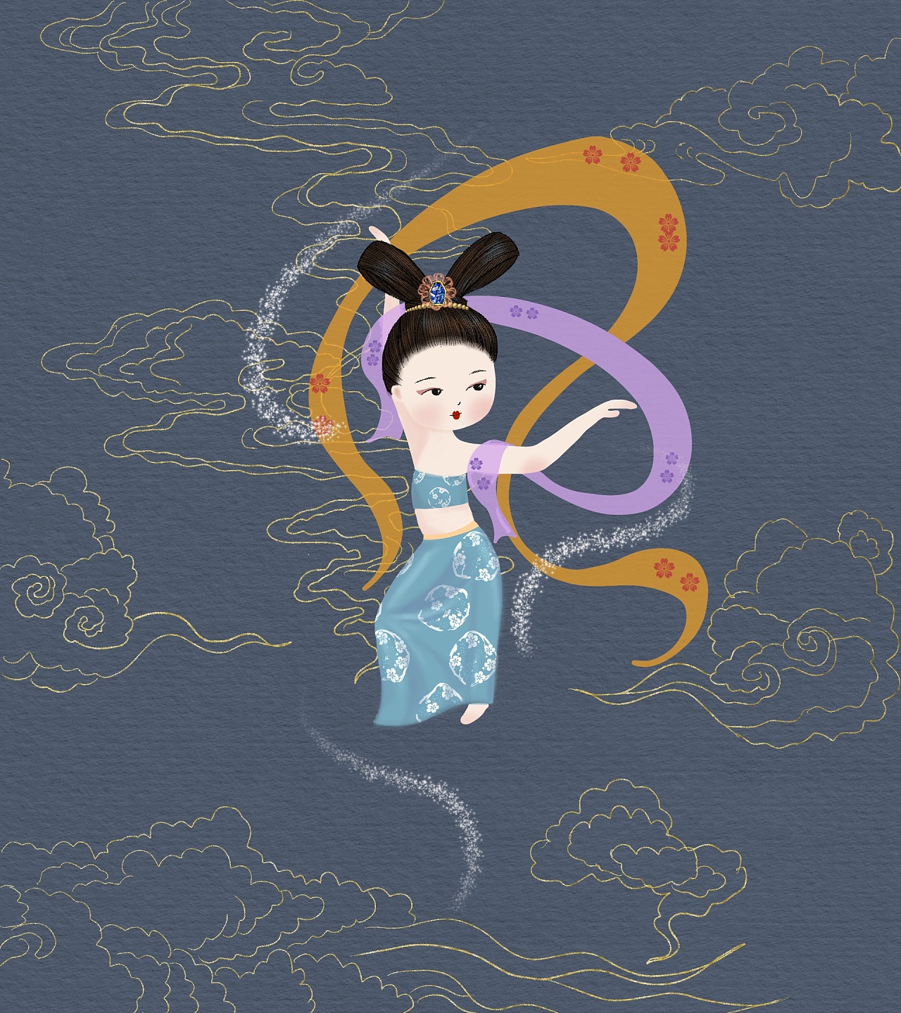 敦煌小飞天系列