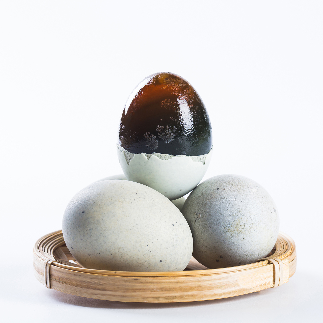 松花蛋 黑皮蛋拍摄 农产品摄影