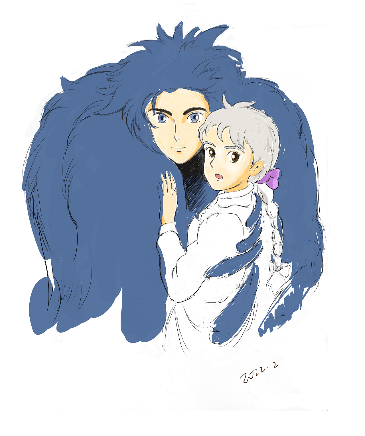 未完成的哈尔苏菲|动漫|单幅漫画|为之工作室 - 临摹作品 - 站酷