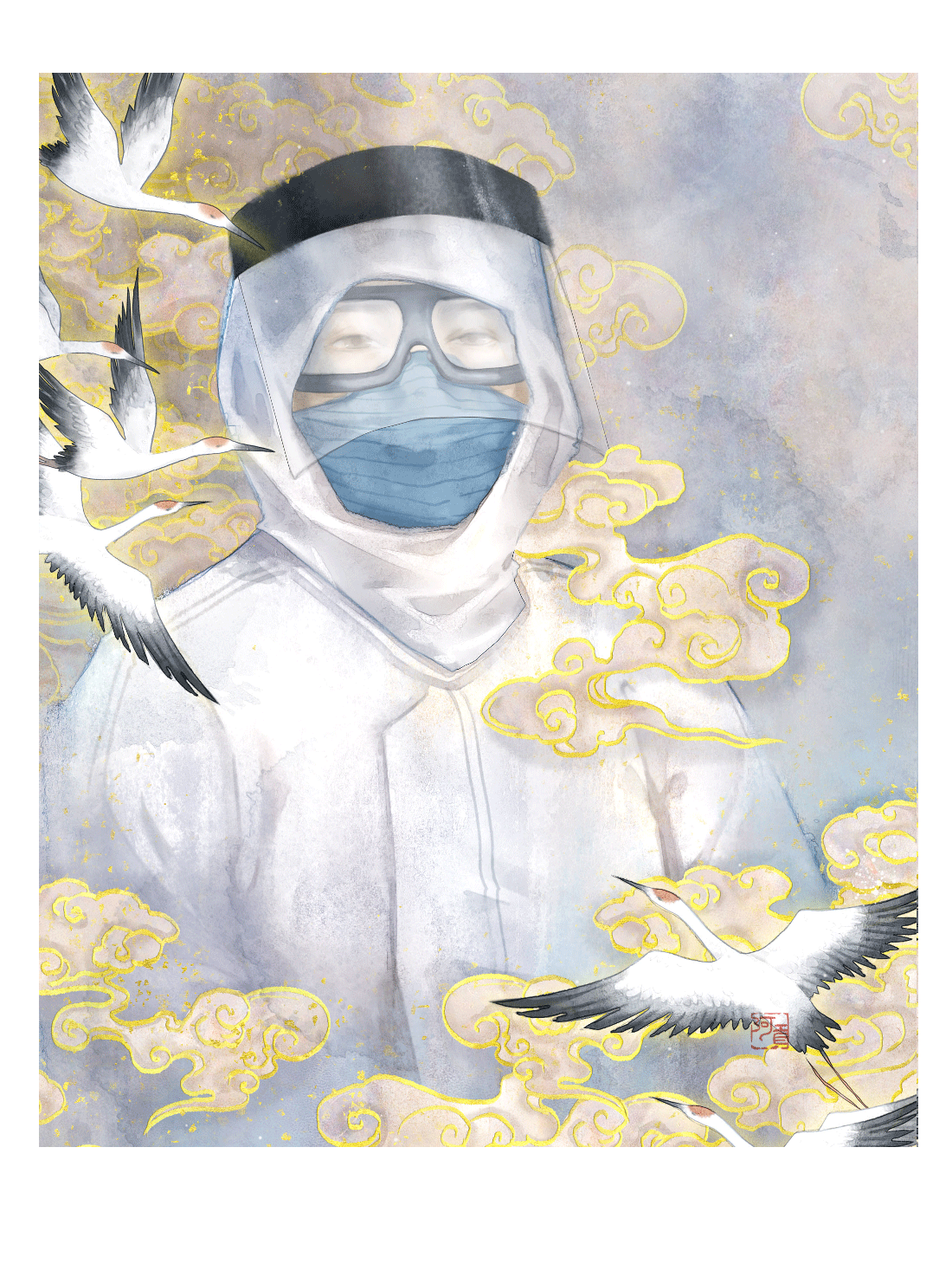 武汉加油！（图ZMTk0NDgyOTI0） - 艺术插画 - 站酷设计师无敌阿贡原创素材 - 站酷ZCOOL