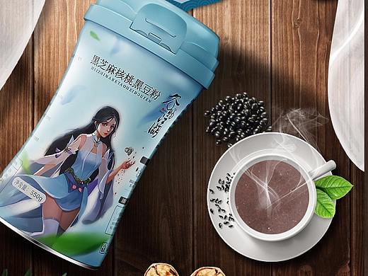 黑芝麻核桃粉