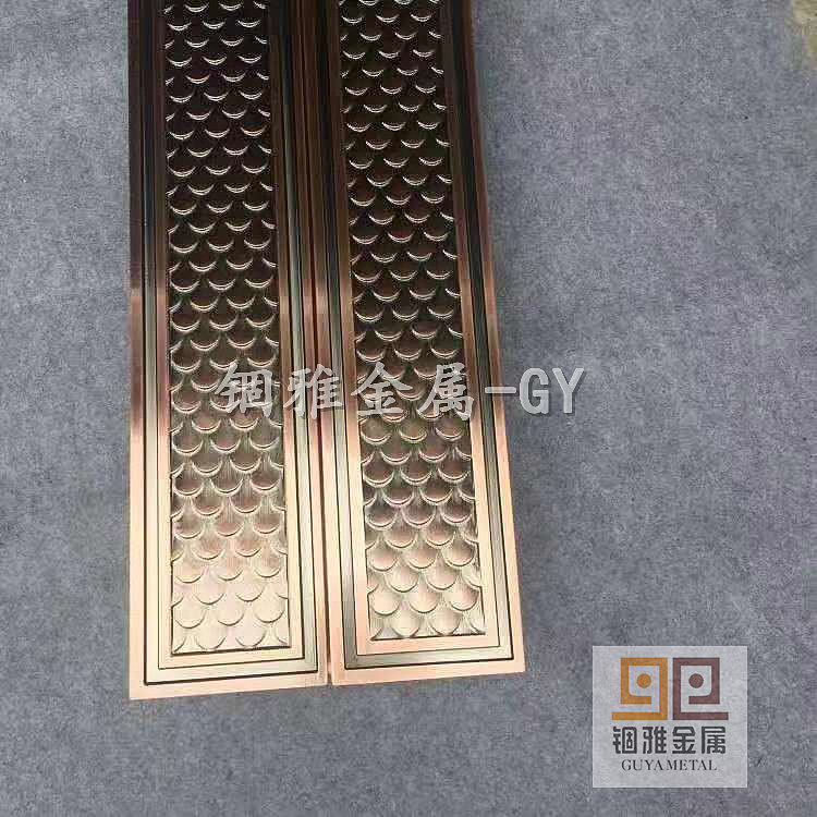 雕刻大门拉手拉丝红古青古黄古铜锢雅厂家定制