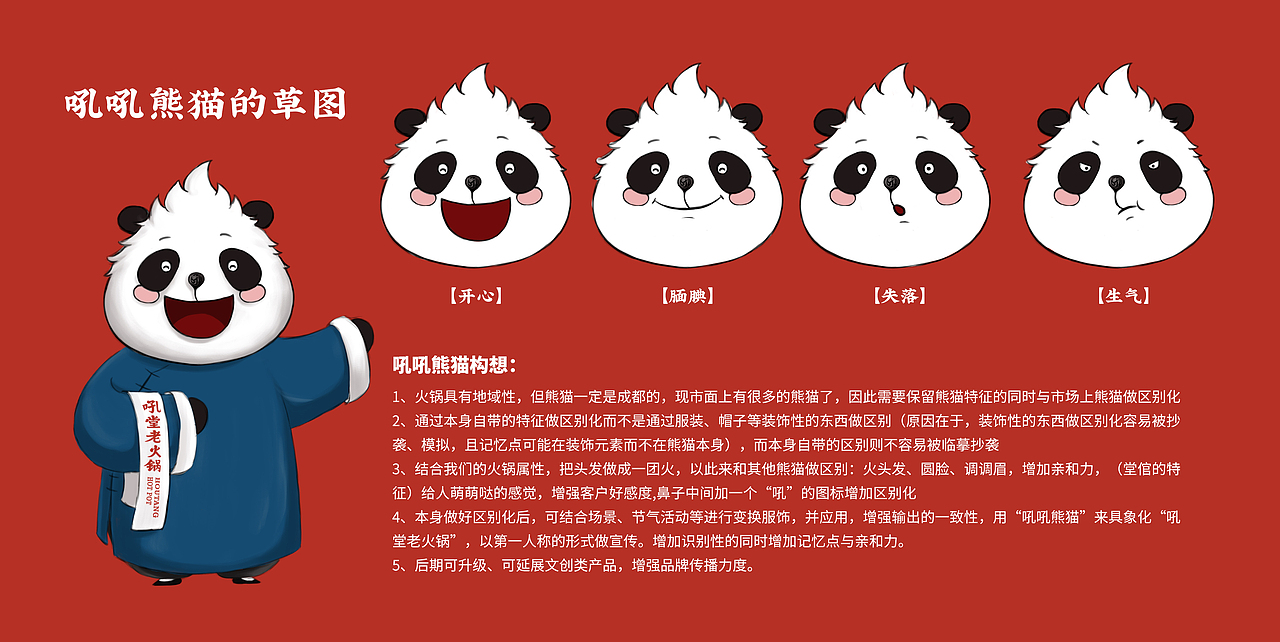 吼堂IP吼吼熊猫（图ZMjgyMTYxOTI4） - IP形象 - 站酷设计师胖胖的酸柠檬原创素材 - 站酷ZCOOL