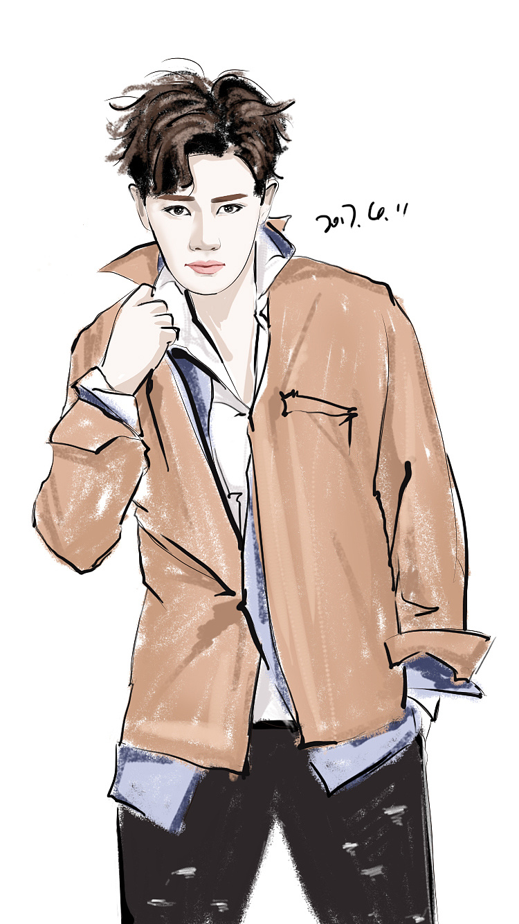 古风手绘任嘉伦