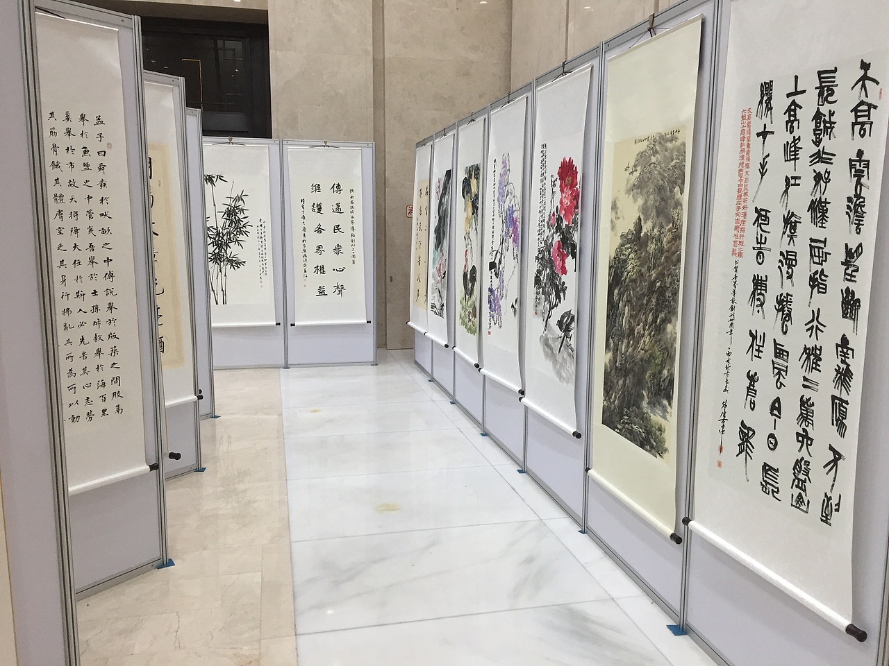 书画展（图ZOTM1MDE1ODg=） - 展陈设计 - 站酷设计师会展设计原创素材 - 站酷ZCOOL