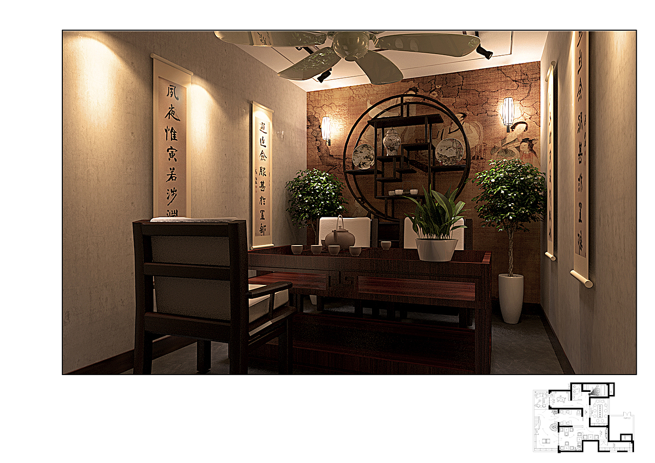 2014年尾茶楼设计（图ZMjY0MzUwMTI=） - 家装设计 - 站酷设计师pocaomao原创素材 - 站酷ZCOOL