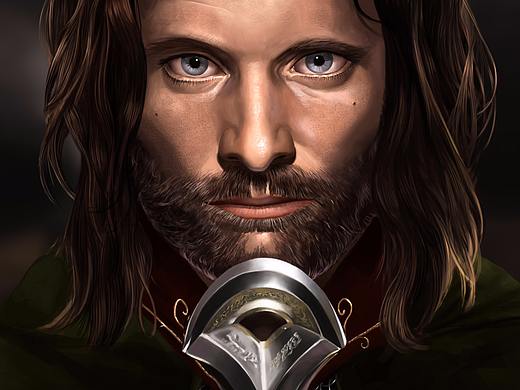 阿拉贡肖像（个人主页-ZMjc4ODk3NDg=） - 创作习作 - 站酷设计师Andalors原创素材 - 站酷ZCOOL