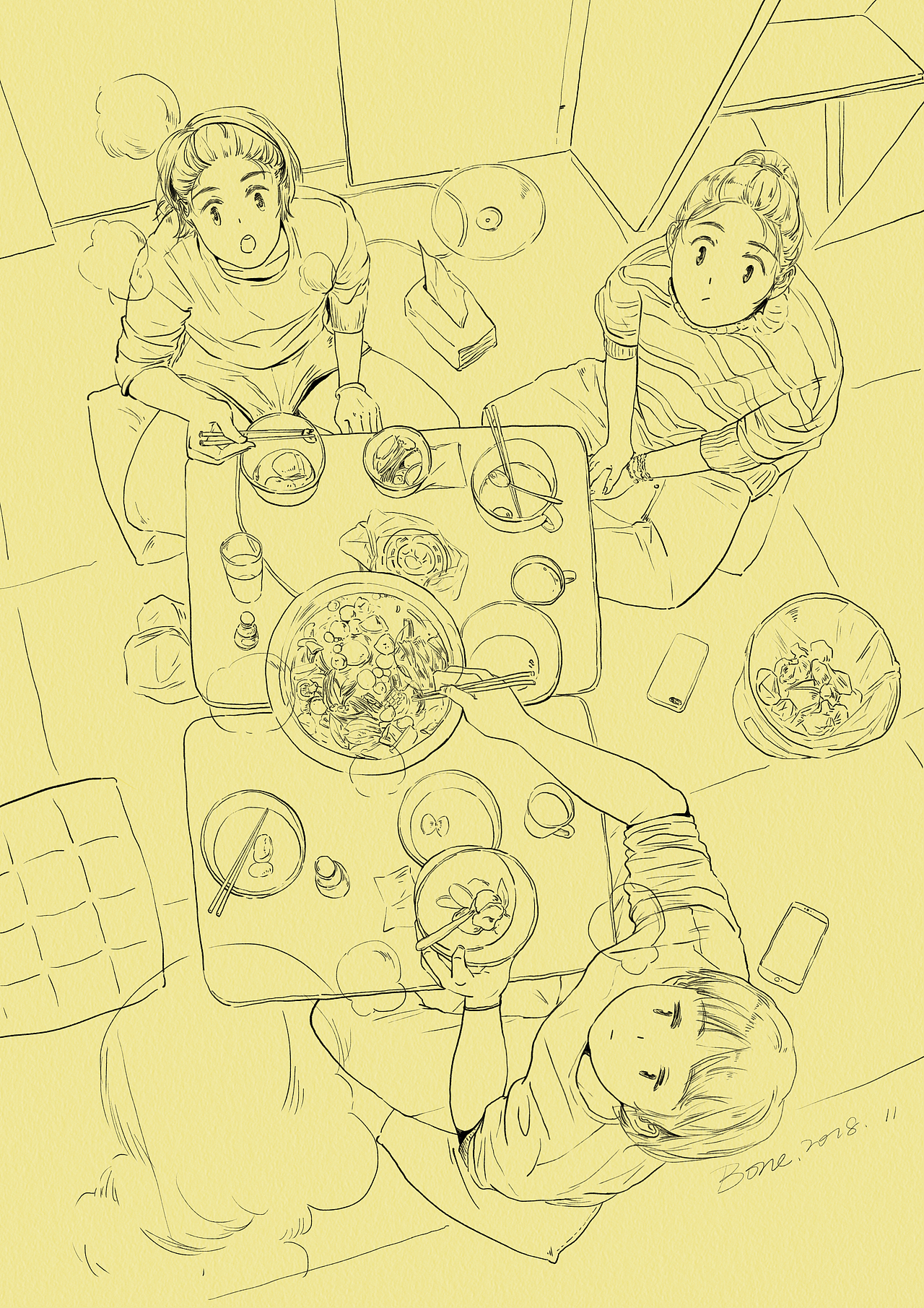 2018插画总结（图ZMTQ0MzA2NTg0） - 创作习作 - 站酷设计师阿棒原创素材 - 站酷ZCOOL