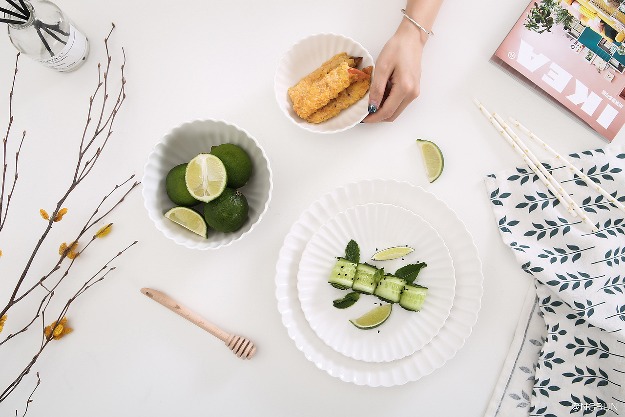 菊皿餐具系列（图ZMTE4MTY5ODEy） - 产品摄影 - 站酷设计师NGBUN原创素材 - 站酷ZCOOL