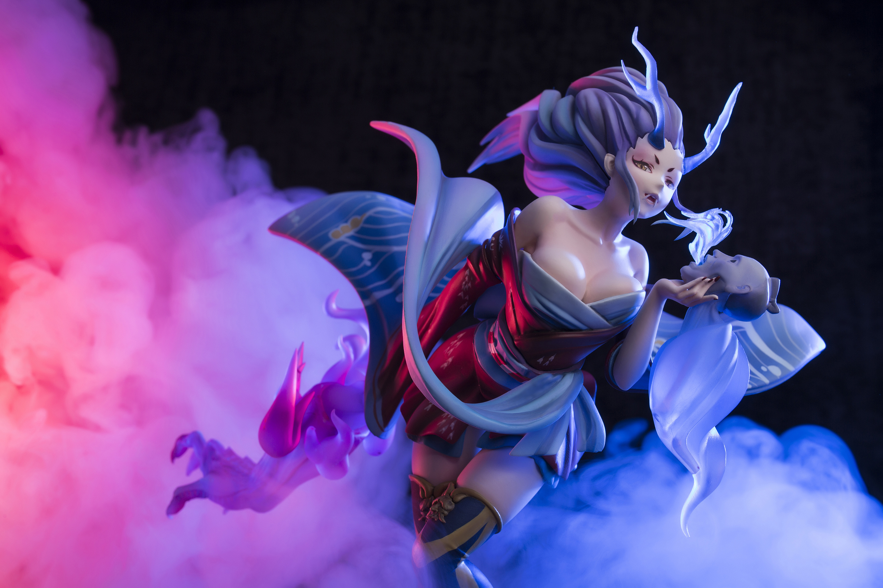 monster gathering-茨木童子 幻女噬魂|手工艺|手办