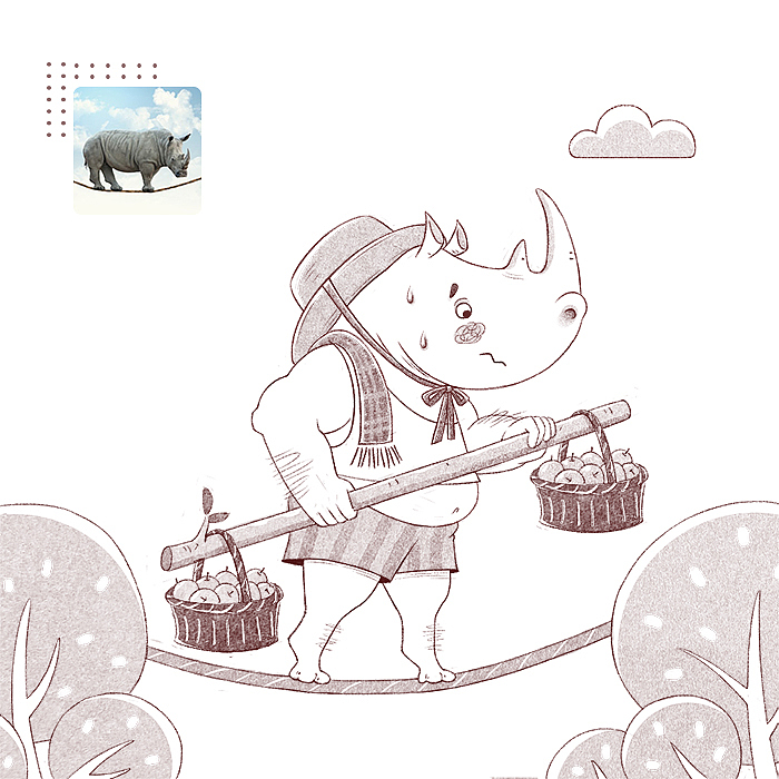 儿插-动物造型（图ZMjc1NTI5Njg4） - 儿童插画 - 站酷设计师今朝画语原创素材 - 站酷ZCOOL