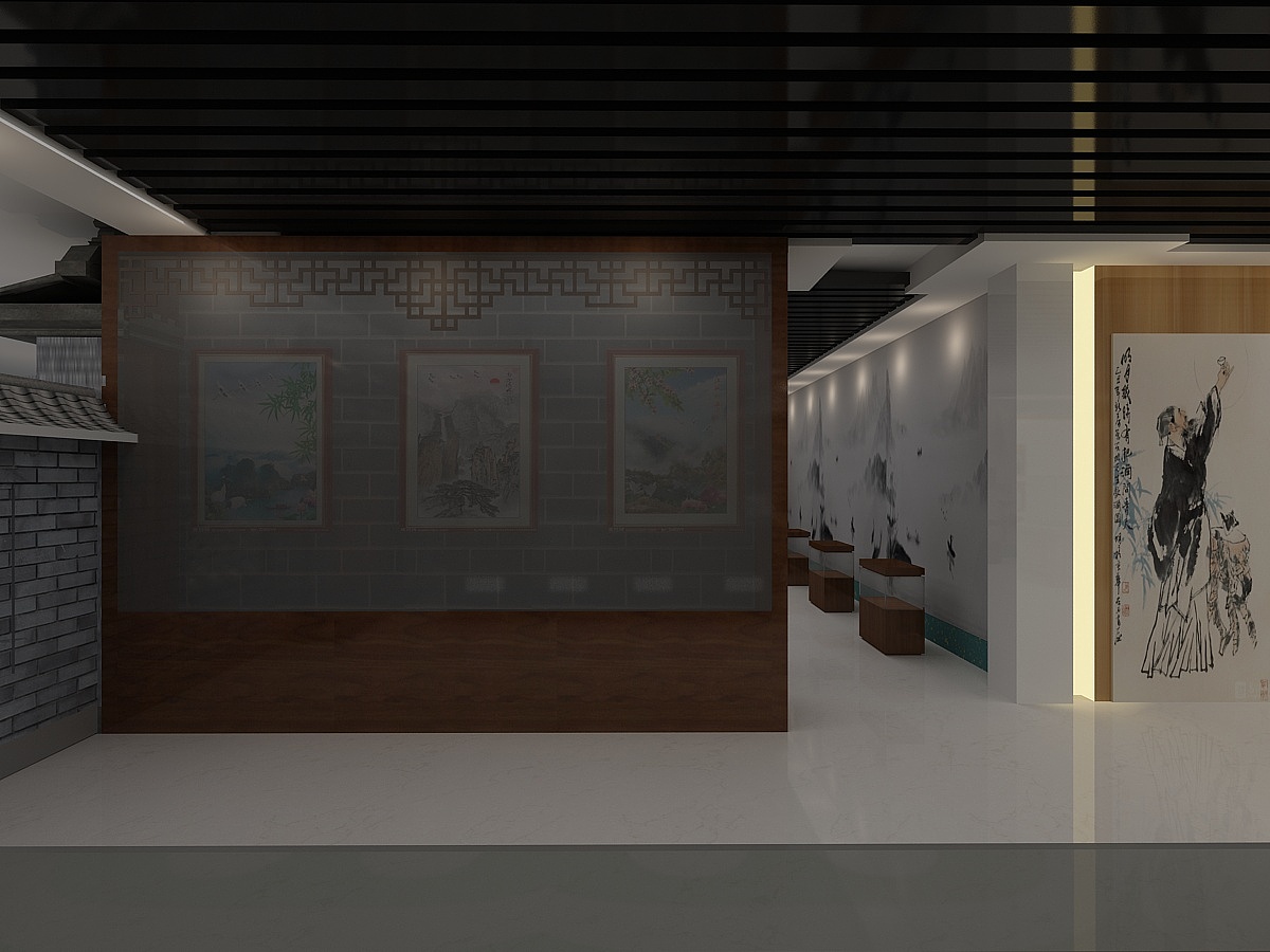校史馆 设计效果图 3d设计 展厅 展馆设计（图ZMTg2MjEyMDky） - 建筑/空间 - 站酷设计师云迪vind原创素材 - 站酷ZCOOL