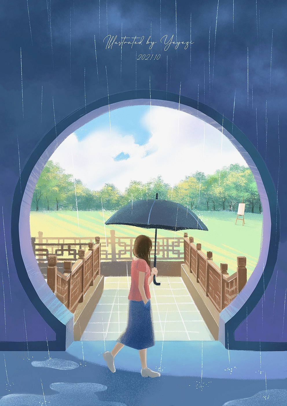 公园（四）（图ZMjc0NjI0NDcy） - 创作习作 - 站酷设计师Yeyezi野椰子原创素材 - 站酷ZCOOL