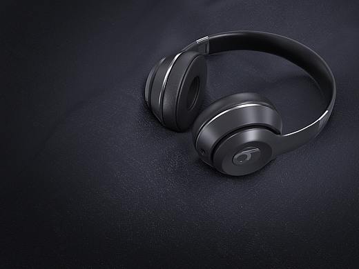 一组耳机渲染练习