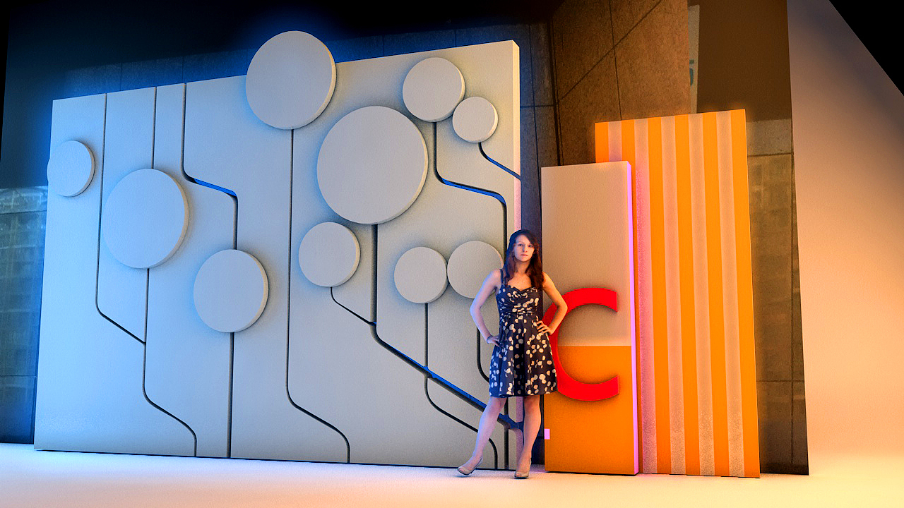 世纪金源购物中心形象墙