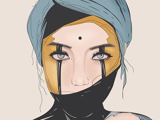 女忍者 | 插画