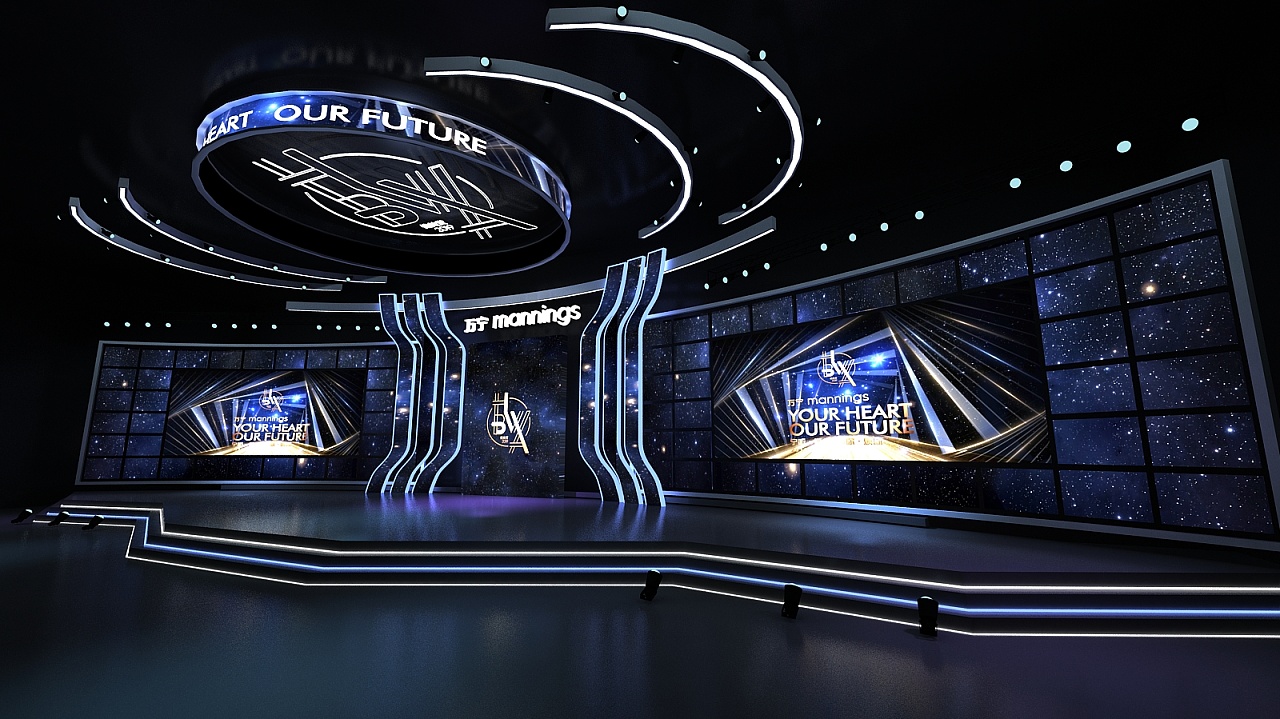 万宁hbwa健美赏舞台设计