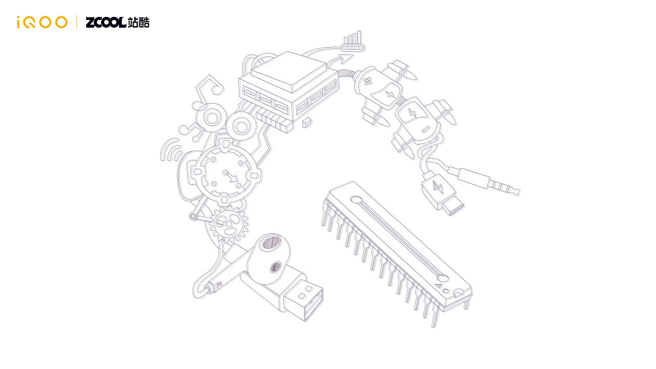 IQOO“强悍”由内到外（图ZMjUzNTYyMTg4） - 海报 - 站酷设计师狗太皮原创素材 - 站酷ZCOOL