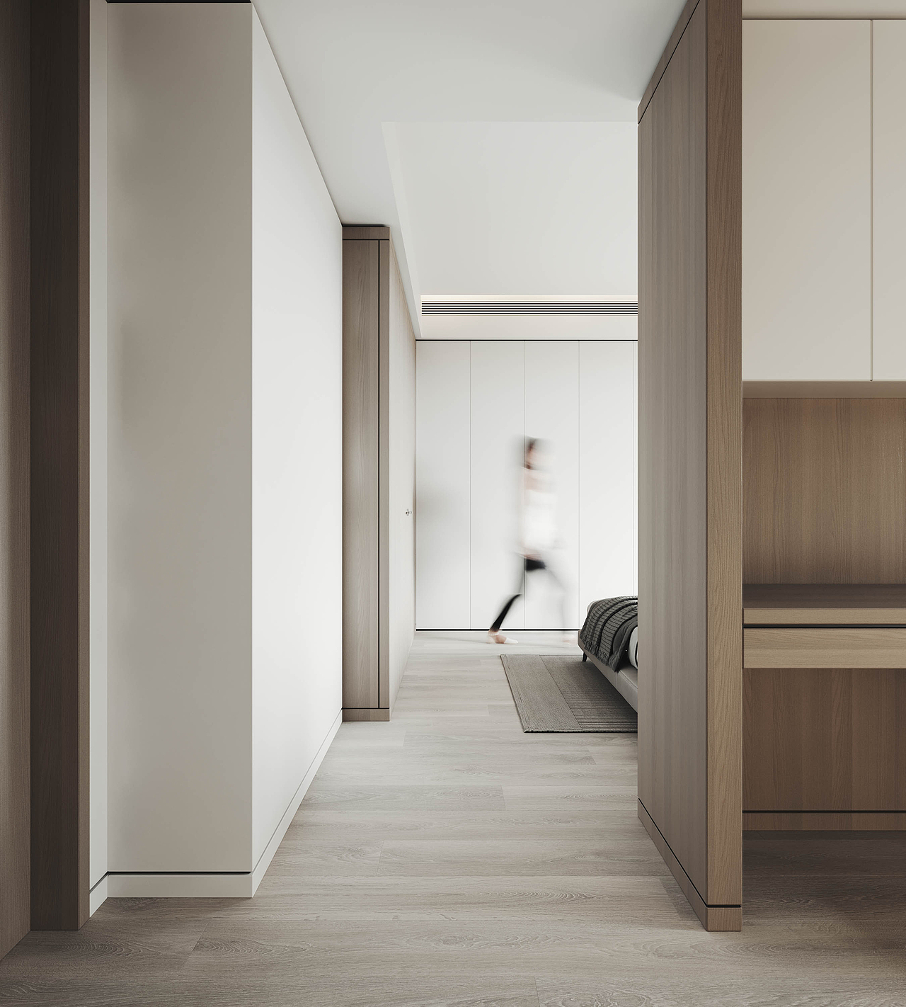 白色极简二居室