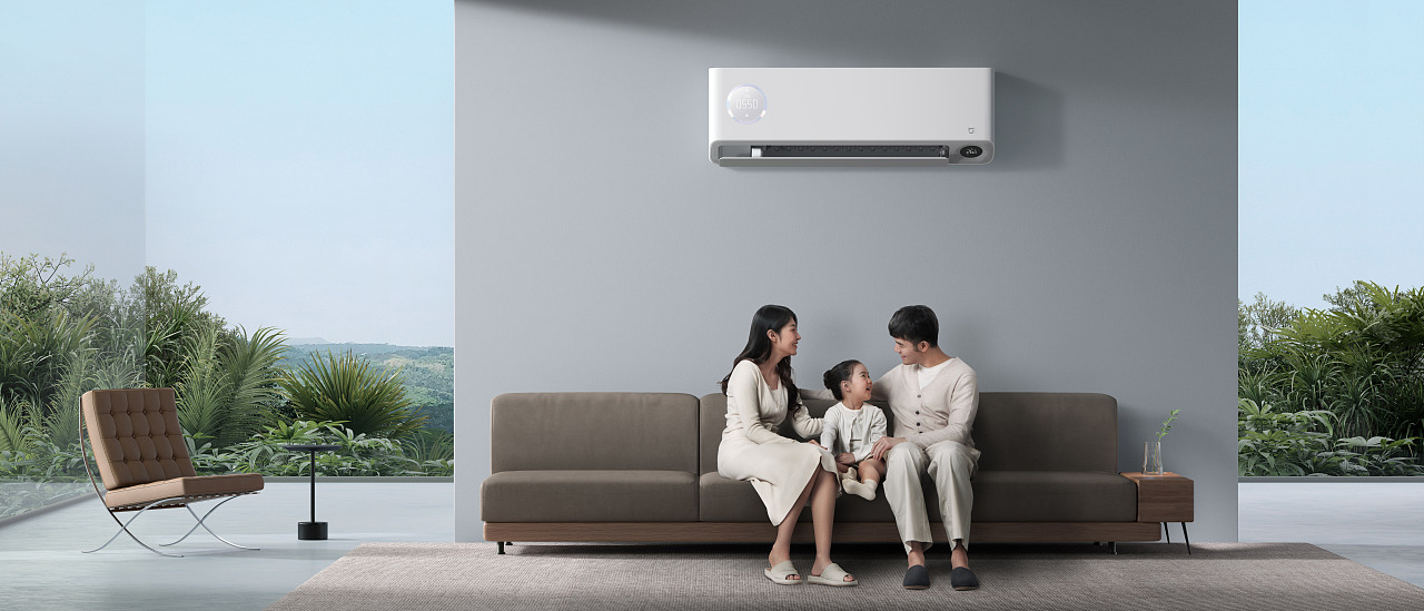 #米家# 新风空调（图ZMjQ5MTg2NTIw） - 产品摄影 - 站酷设计师宇宙总队长原创素材 - 站酷ZCOOL