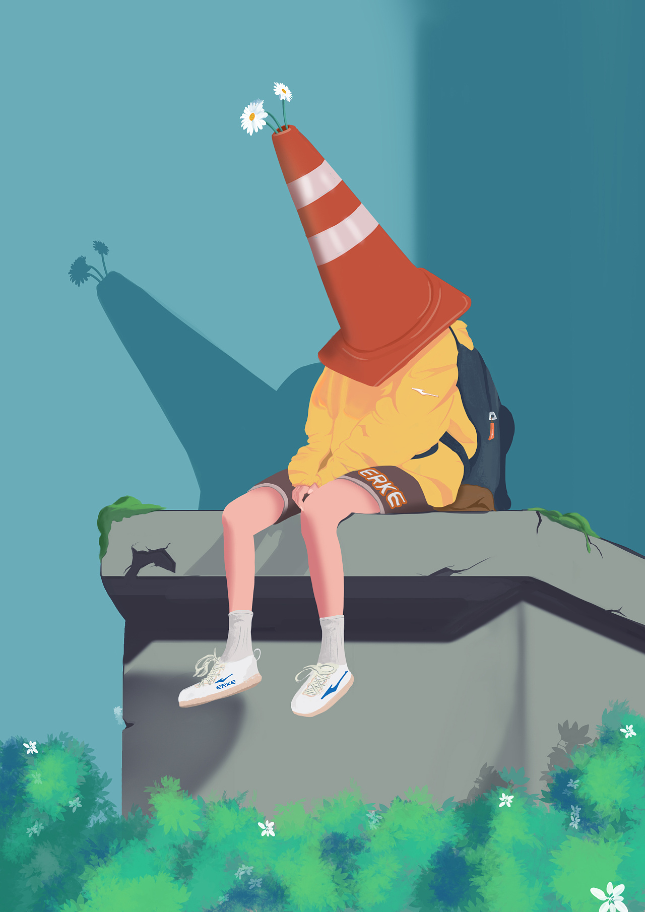 人生的障碍|插画|创作习作|日落之前逃离 - 原创作品 - 站酷 (zcool)