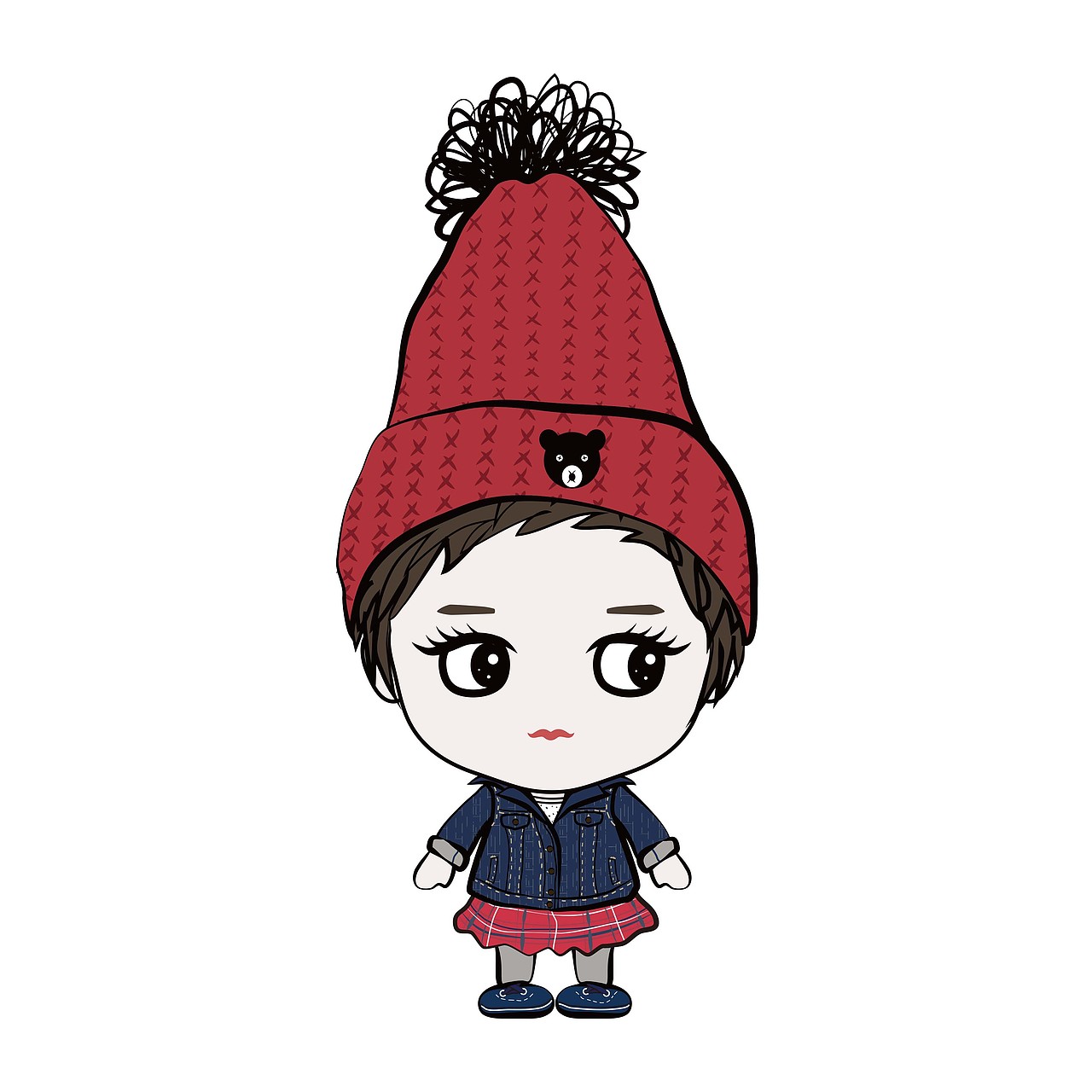 卡通形象设计/车厘子/原创插画/儿童用品设计/头像设计