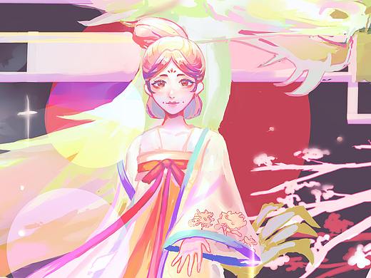 迟到的国庆贺图