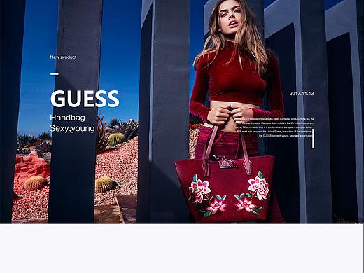 GUESS视觉设计（个人主页-ZNDY5MDc3MDA=） - 其他网页 - 站酷设计师Vv98原创素材 - 站酷ZCOOL