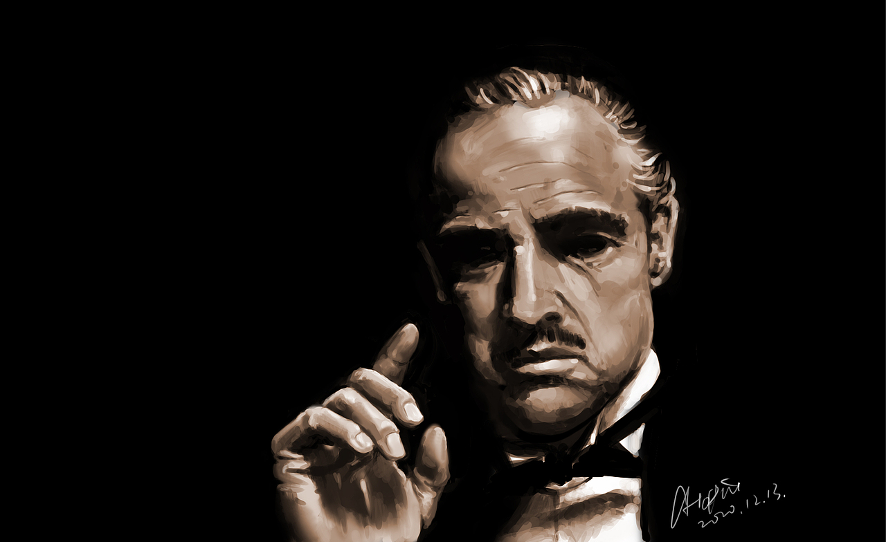 教父-柯里昂阁下肖像练习