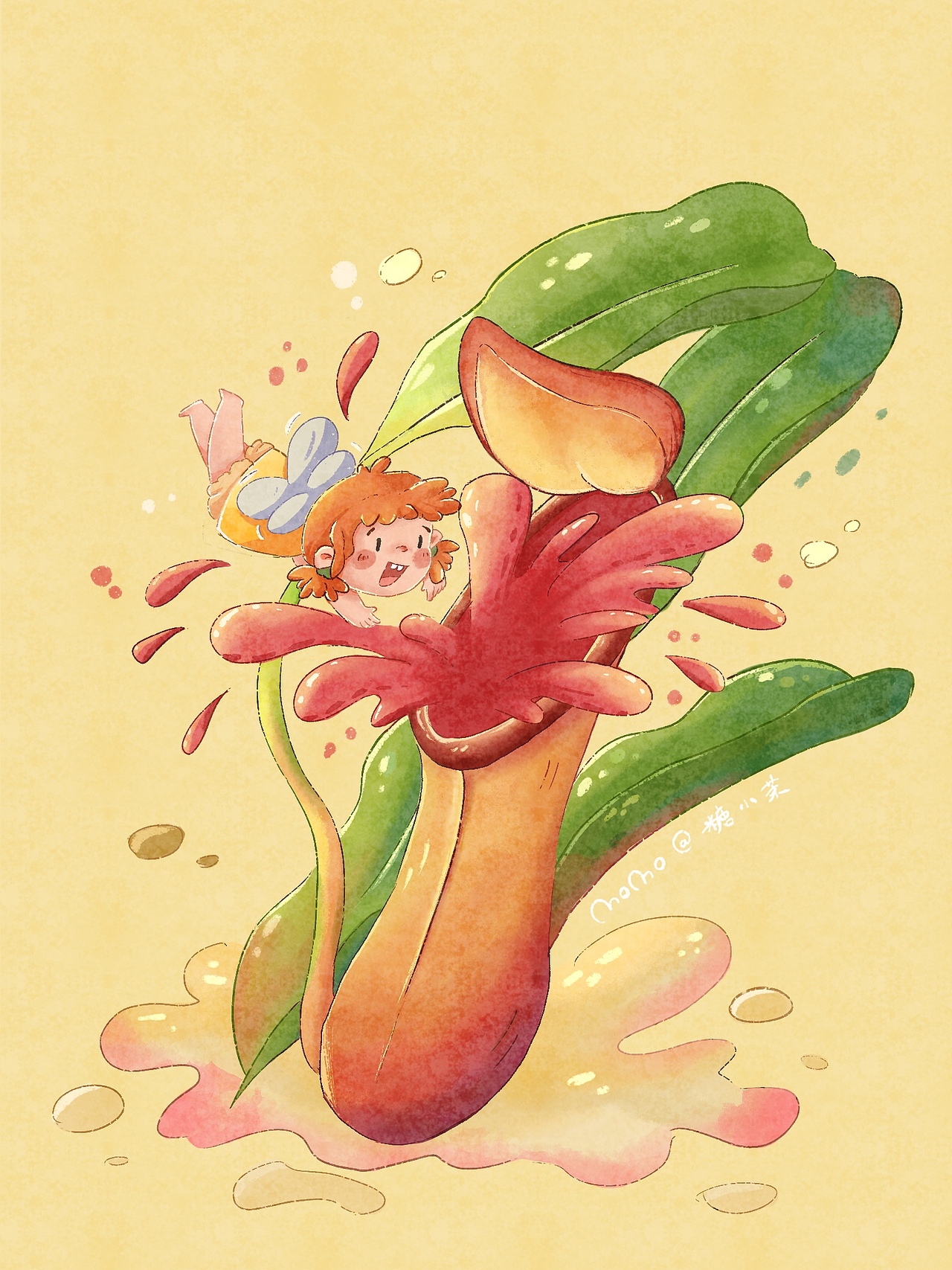 植物小精灵（图ZMjgxNDU5NzQw） - 儿童插画 - 站酷设计师糖小茉momo原创素材 - 站酷ZCOOL