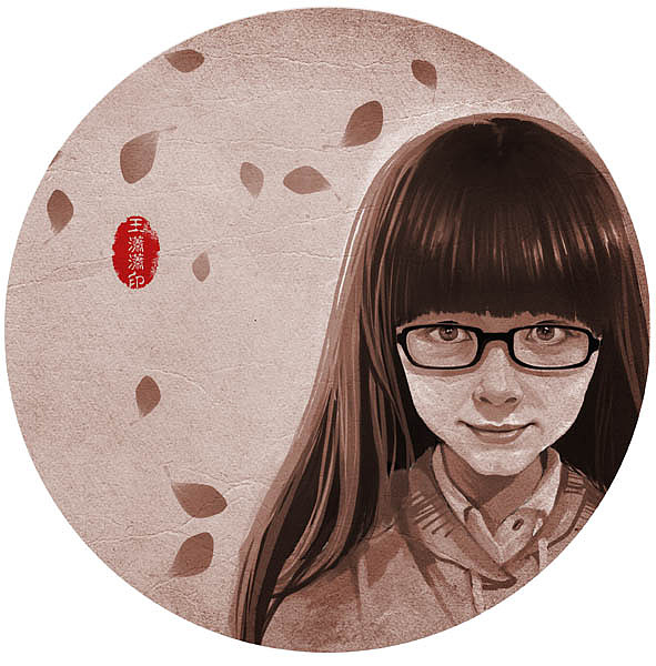 王潇潇的个性很像她的名字,很有文艺女青年范儿