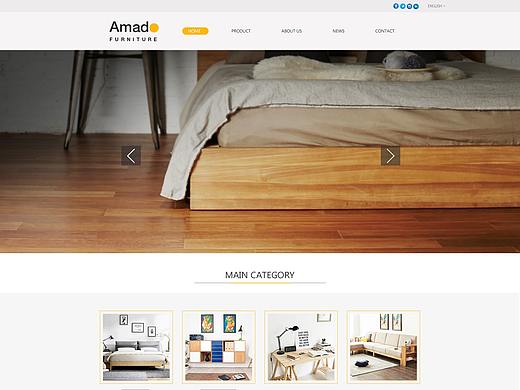 网页设计网页设计家居网页设计（个人主页-ZNTExMTE3NTI=） - 电商 - 站酷设计师麓云设计原创素材 - 站酷ZCOOL