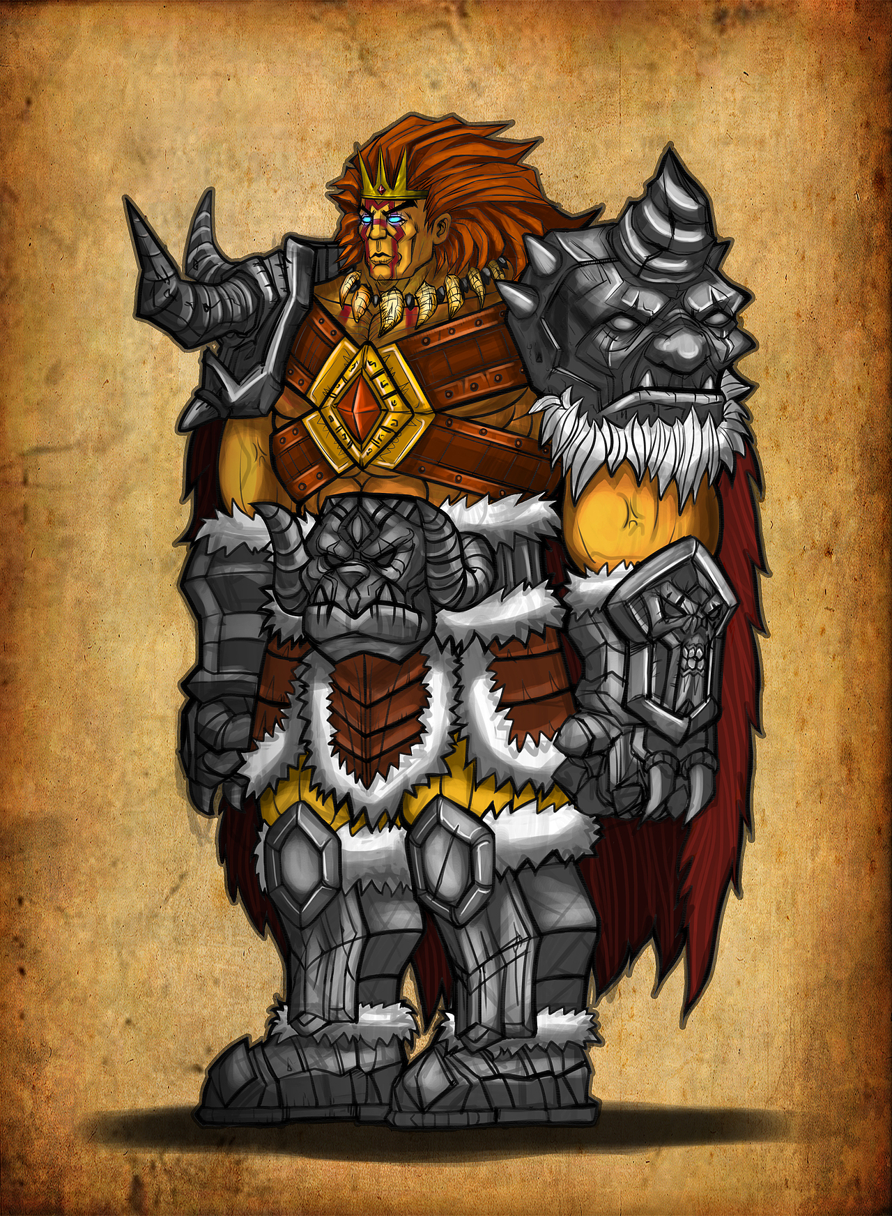 野蛮人颜色|插画|概念设定|kxzf_kxdr163_原创作品-站酷zcool