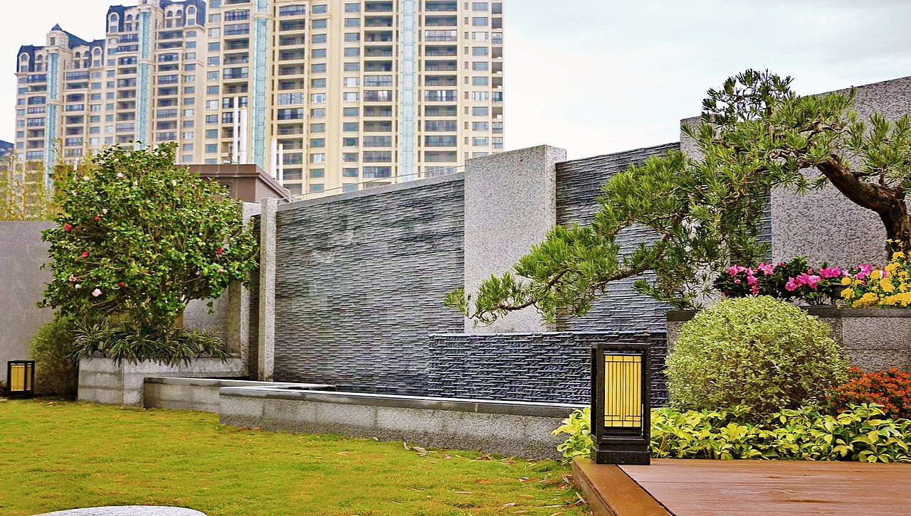 汕头新中式屋顶花园