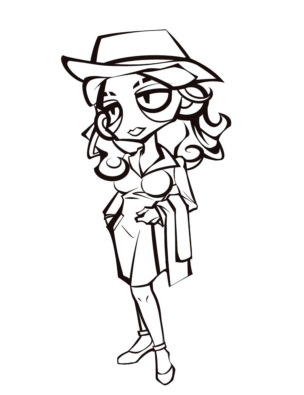 超级英雄:特工卡特|插画|新锐潮流插画|tang笛赫 - 原创作品 - 站酷