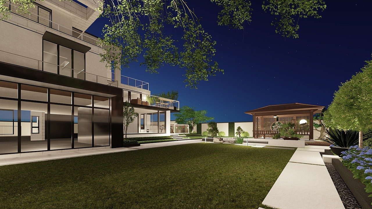 现代东方园境设计丨水石花园（图ZMjA3MzU3MTMy） - 景观设计 - 站酷设计师庭园物语原创素材 - 站酷ZCOOL