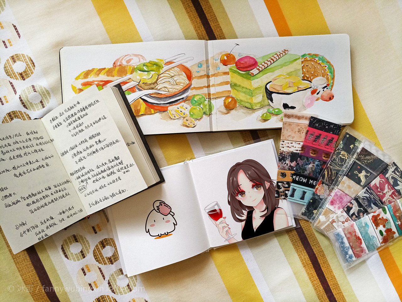 一些手账（图ZMTg5NzkxNjQ0） - 艺术插画 - 站酷设计师Fanny小5原创素材 - 站酷ZCOOL