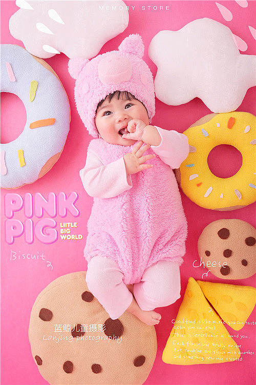 南京儿童摄影|百天照"粉色世界"