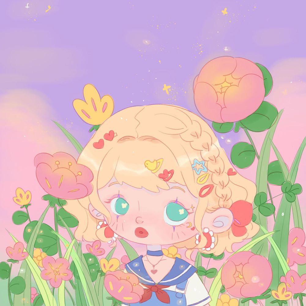 #WOW 画画超治愈！八月的一些作业和打卡~