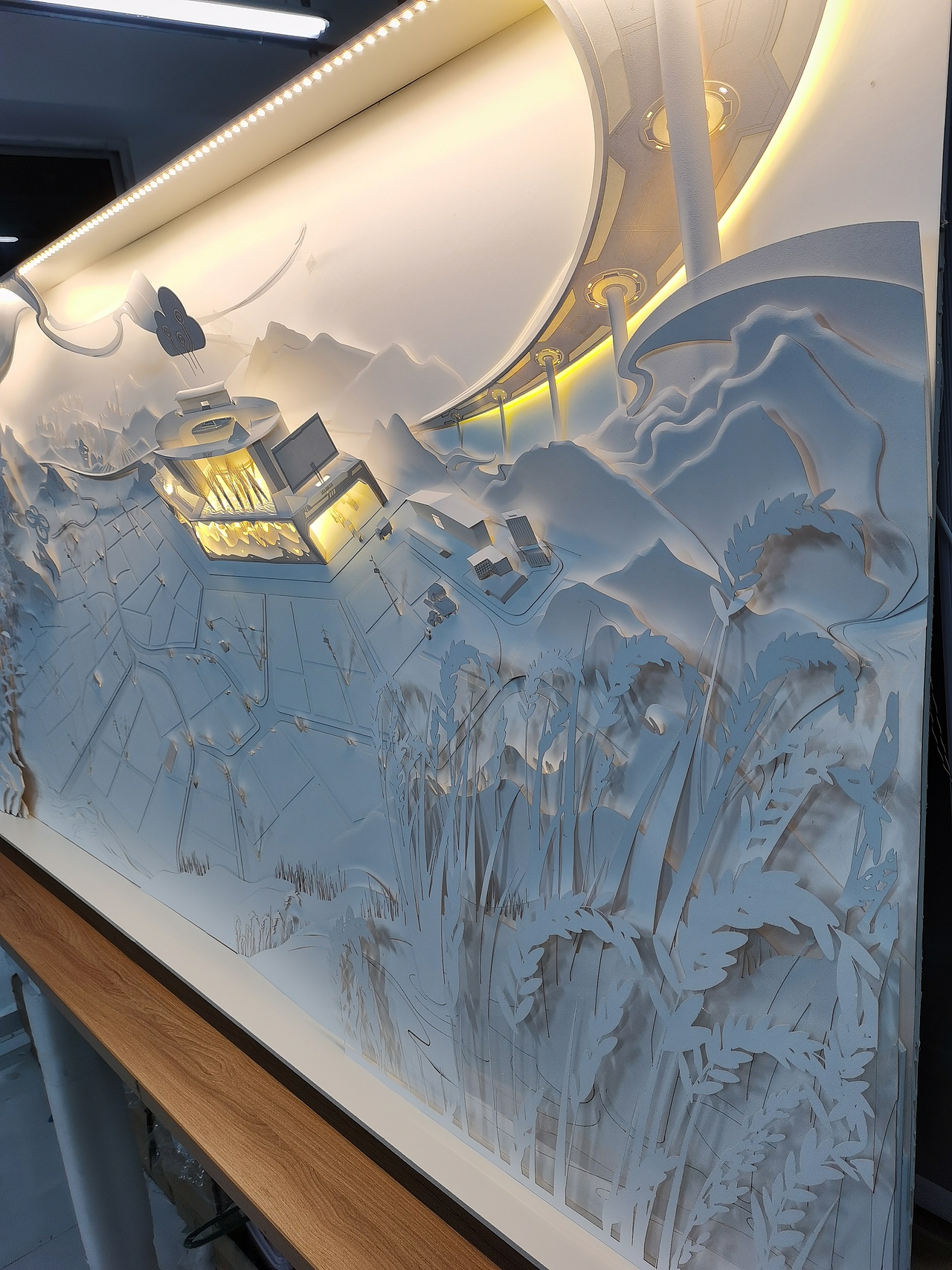 2020迪拜世博会纸雕墙（图ZMjg1MjUxNjgw） - 其他手工艺 - 站酷设计师尹利帅纸艺师原创素材 - 站酷ZCOOL